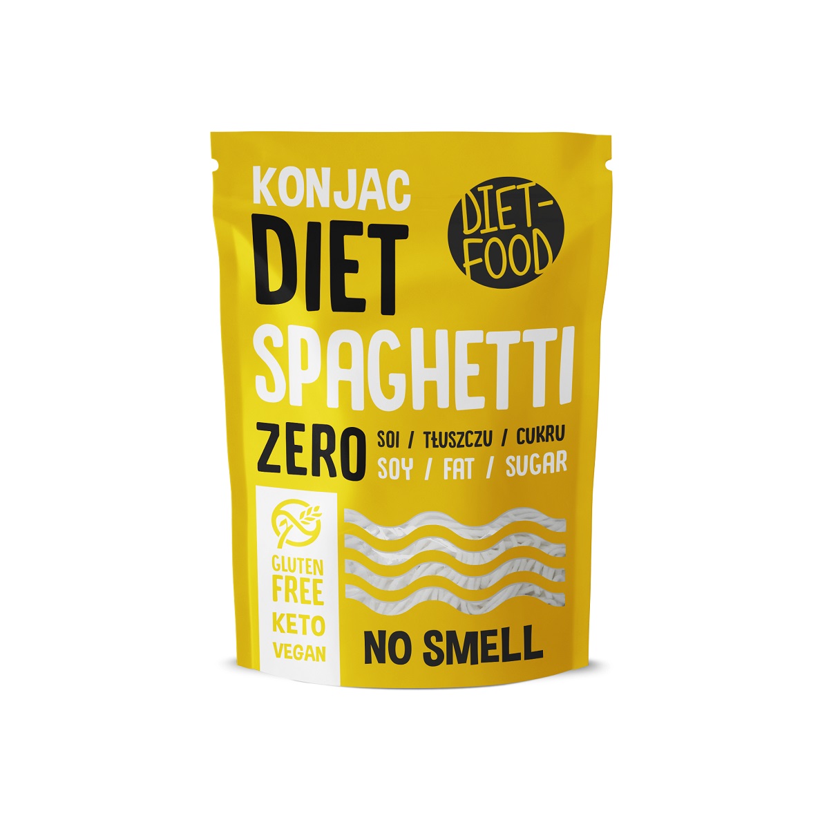 DIET FOOD Makaron konjac spaghetti bezglutenowy