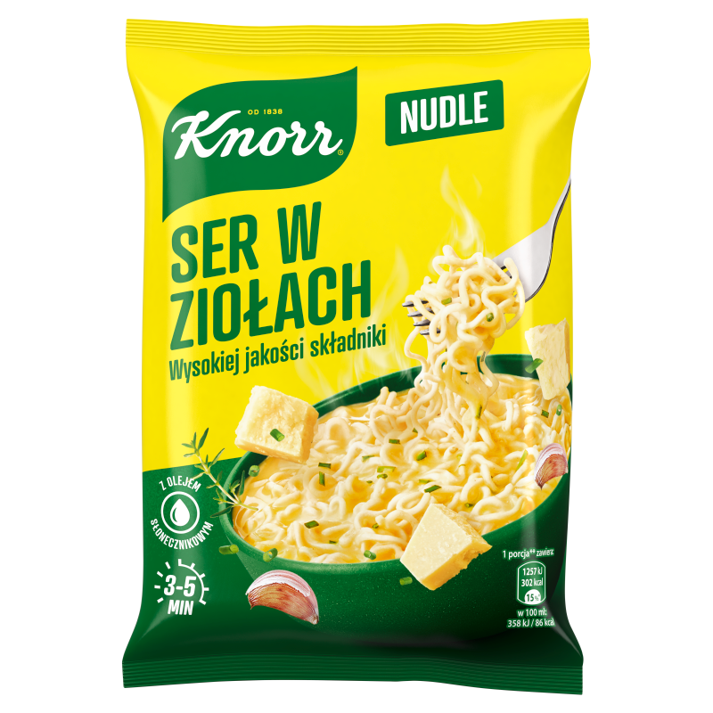 KNORR Nudle Ser w ziołach frisco.pl