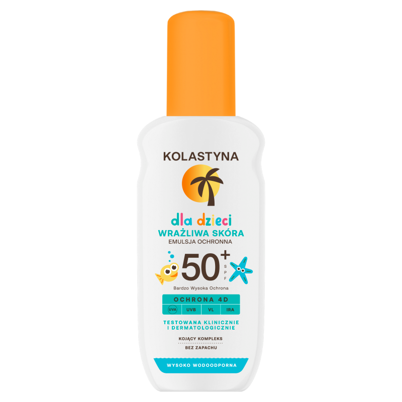 KOLASTYNA Wrażliwa Skóra Spray dzieci SPF50+