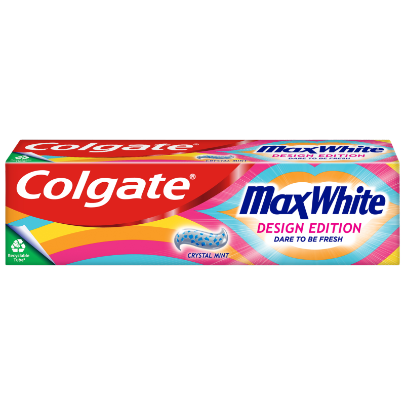 COLGATE Max White Pasta do zębów Design Edition
