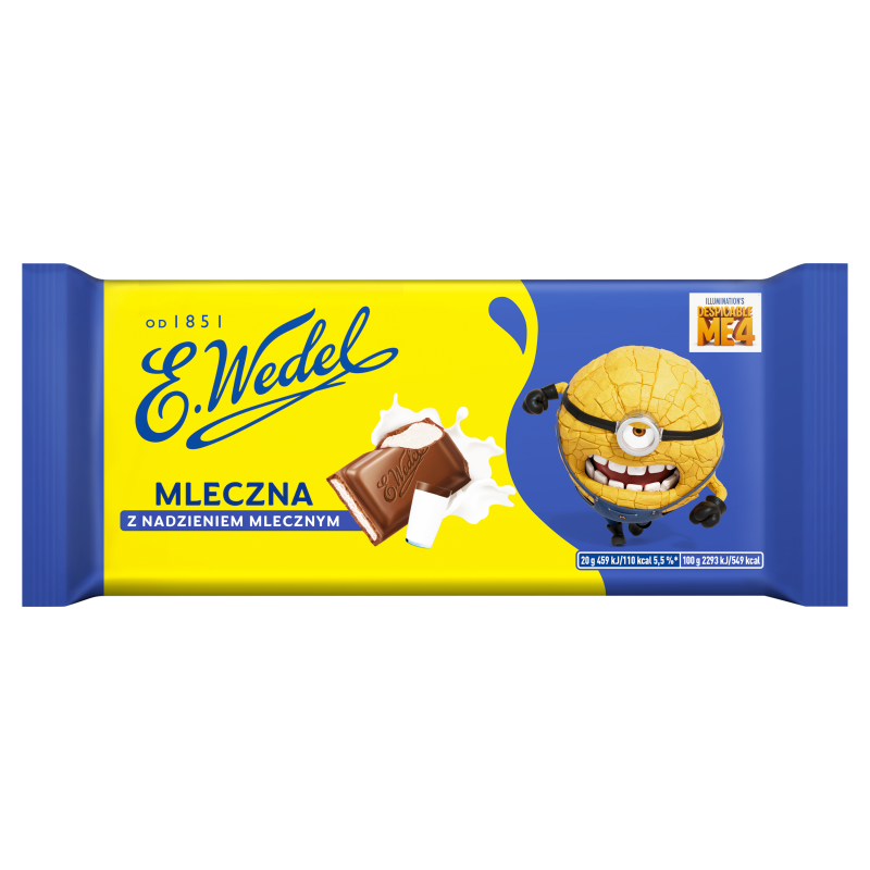 WEDEL Czekolada mleczna z nadzieniem mlecznym