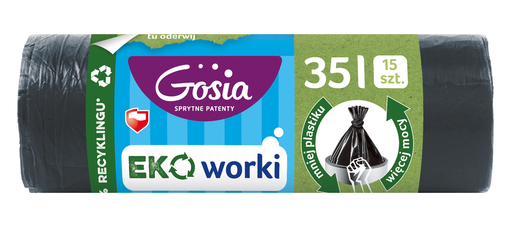 GOSIA Worki na śmieci 35l 15 szt.