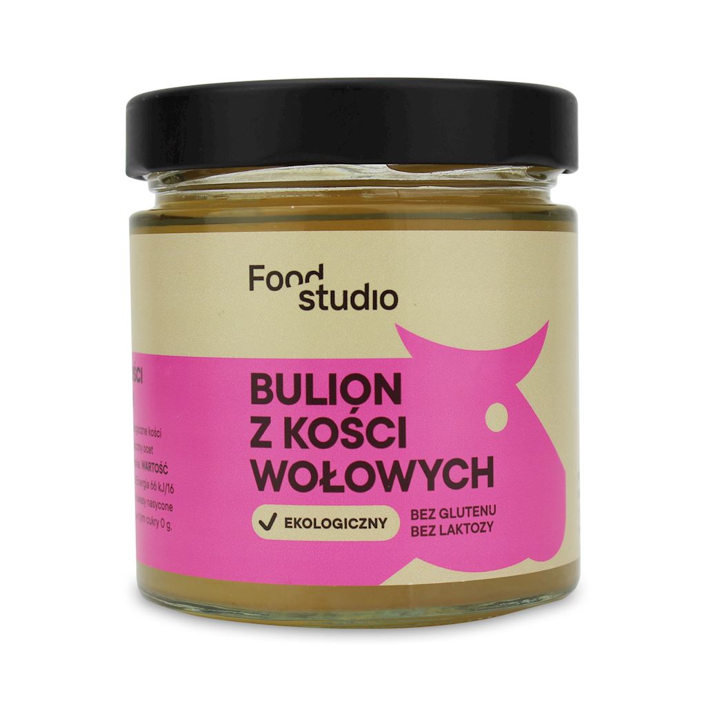 FOOD STUDIO Bulion z kości wołowych BIO