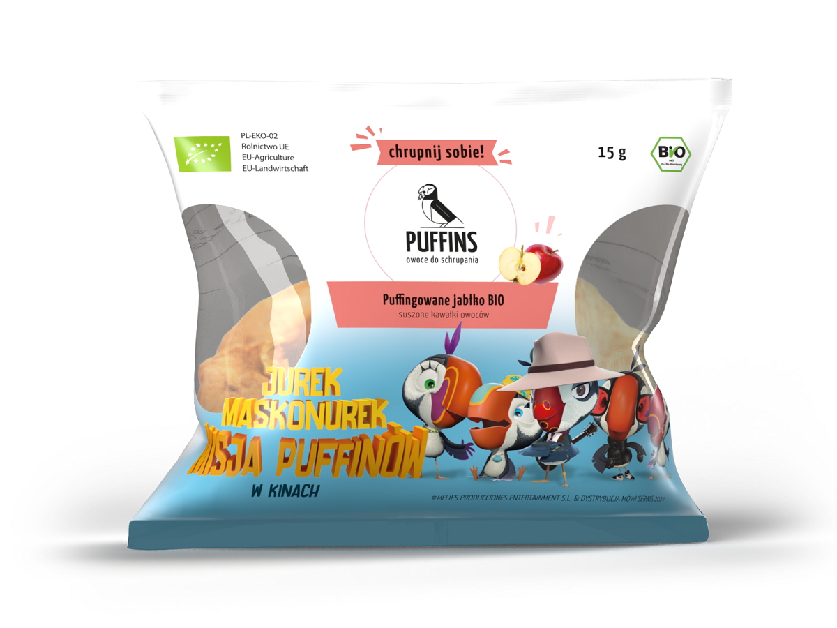 PUFFINS Jabłko Puffingowane BIO