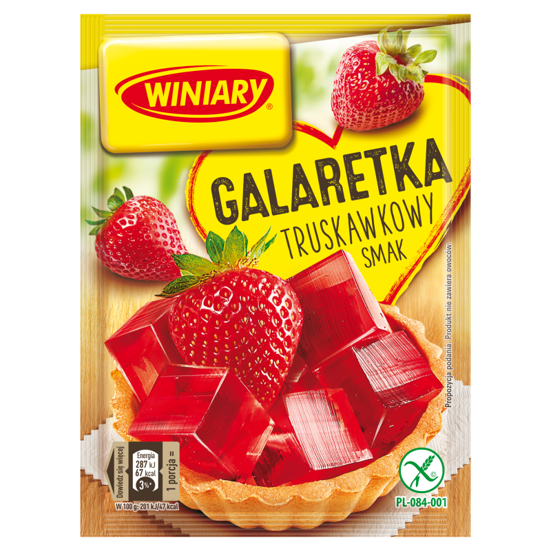 WINIARY Galaretka o smaku truskawkowym bezglutenowa frisco.pl