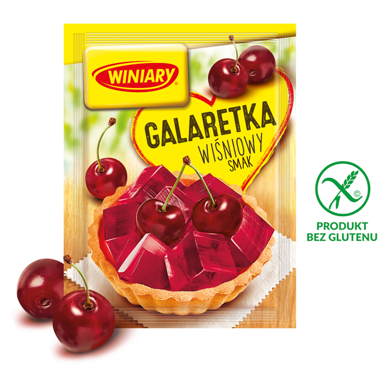 WINIARY Galaretka o smaku wiśniowym bezglutenowa frisco.pl