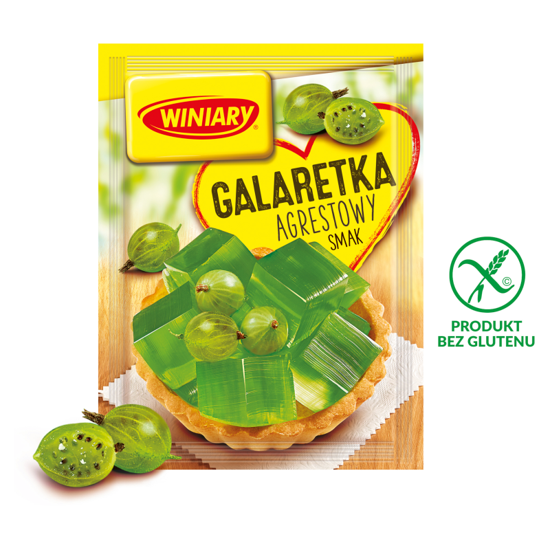 WINIARY Galaretka o smaku agrestowym bezglutenowa frisco.pl