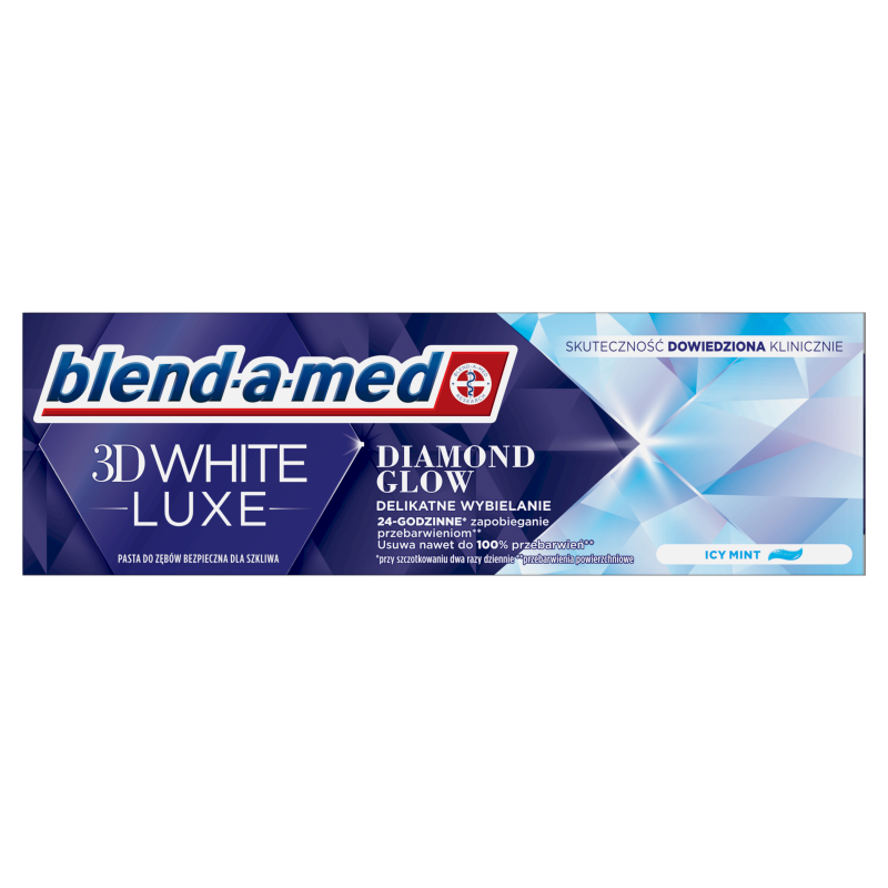 BLEND-A-MED 3D White Luxe Pasta do zębów Diamond Glow 75 ml frisco.pl