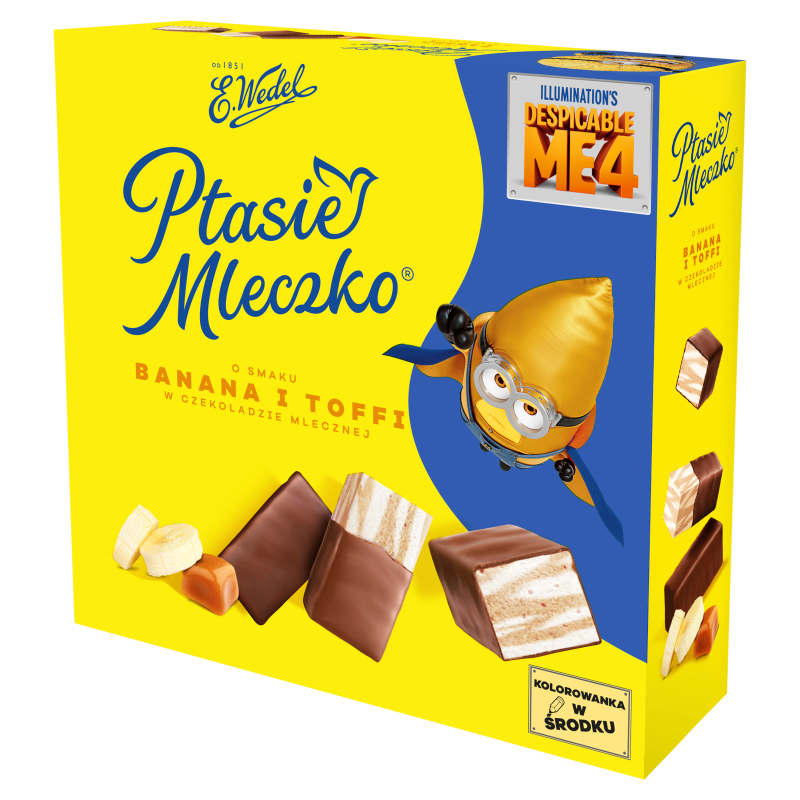 WEDEL Minionki Ptasie mleczko banan i toffi frisco.pl