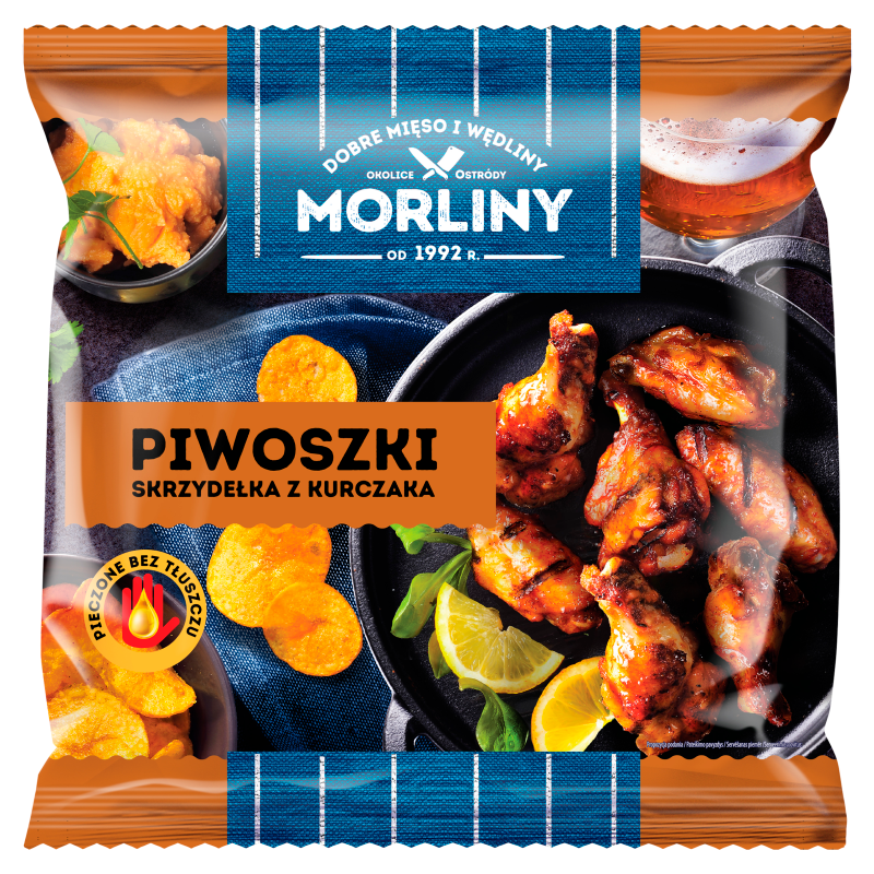 MORLINY Skrzydełka pieczone piwoszki