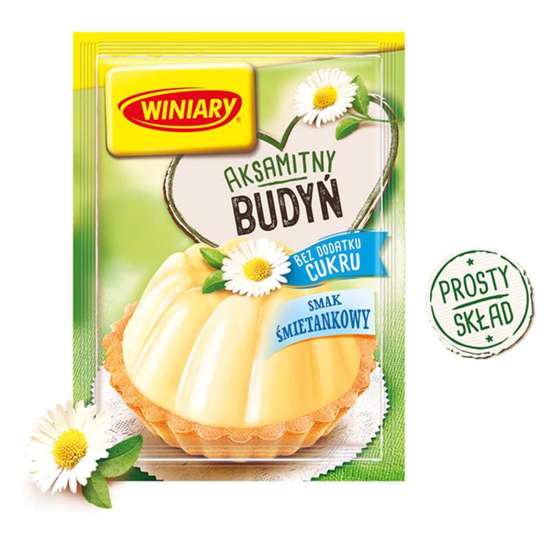 WINIARY Budyń o smaku śmietankowym (bez cukru) bezglutenowy frisco.pl
