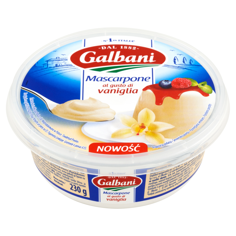 GALBANI Ser Mascarpone o smaku waniliowym frisco.pl
