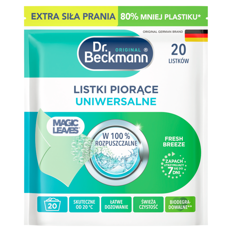 DR.BECKMANN Magic Leaves Listki piorące uniwersalne frisco.pl