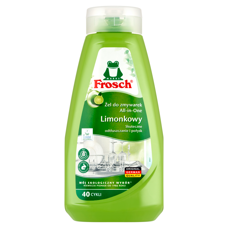 FROSCH Limonkowy żel do mycia naczyń w zmywarkach