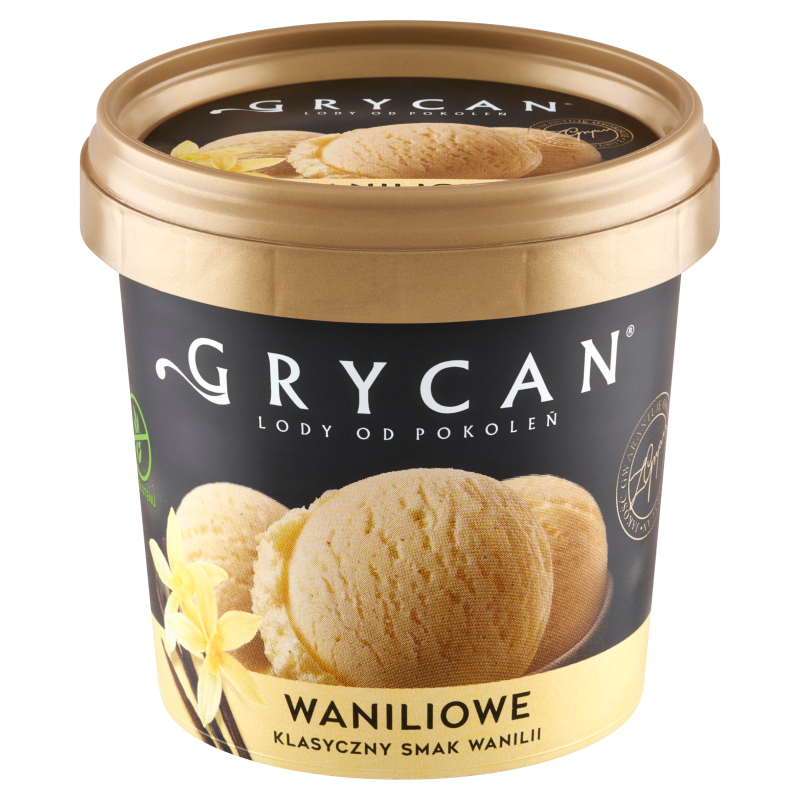 GRYCAN Lody waniliowe z łyżeczką frisco.pl