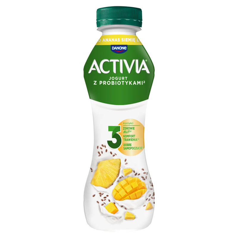 Activia Drink Jogurt siemię lniane mango-ananas frisco.pl