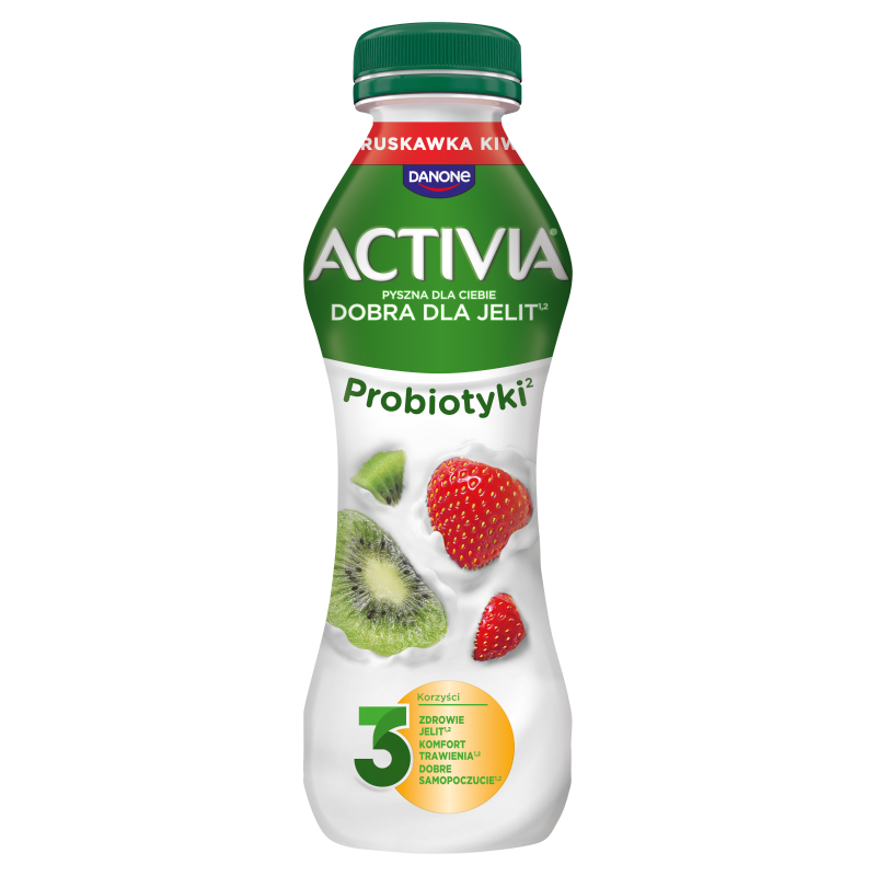 Activia Drink Jogurt truskawka kiwi