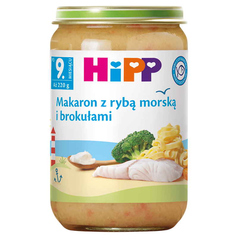 HIPP Makaron z rybą morską i brokułami - po 9 miesiącu frisco.pl