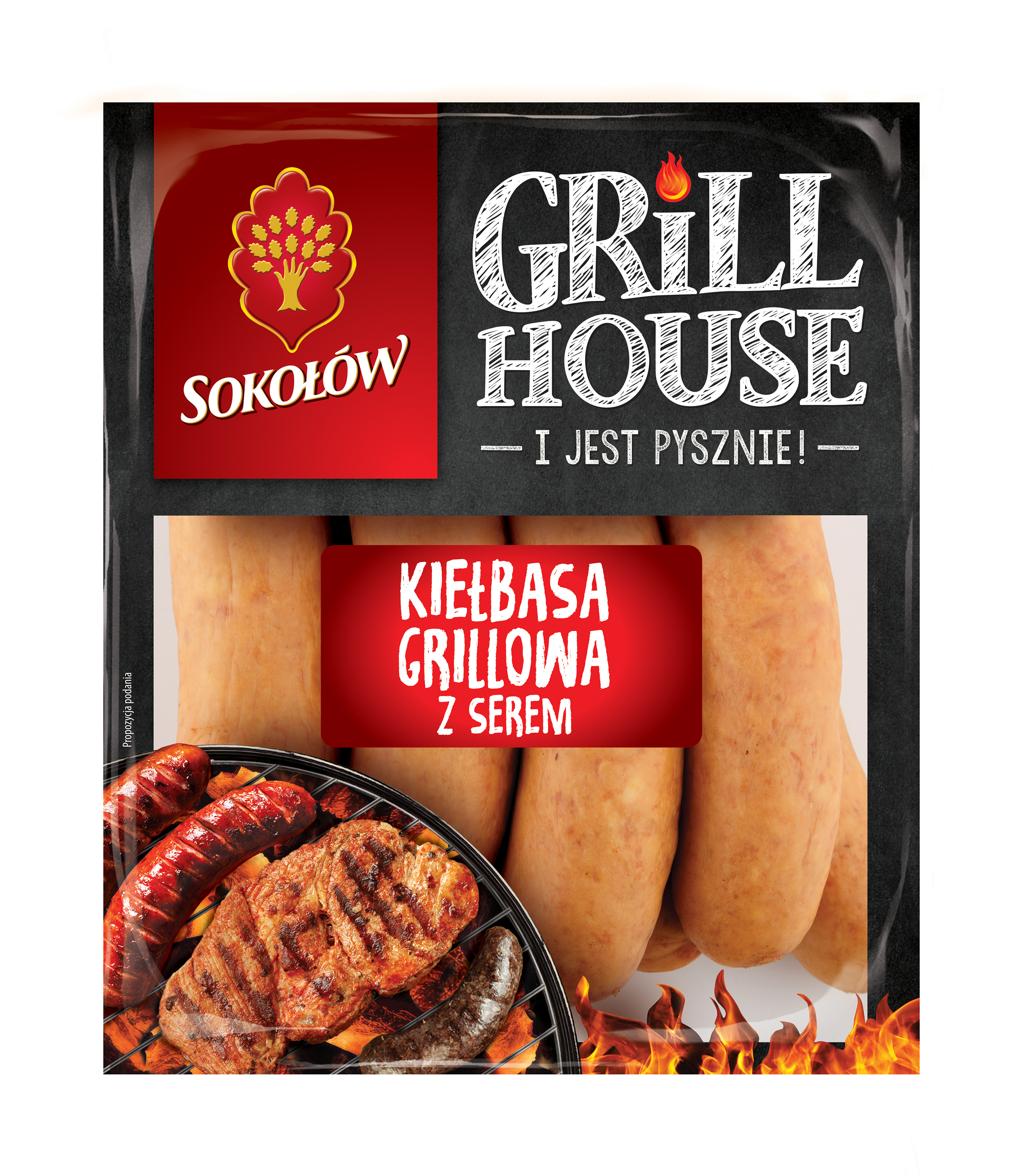 SOKOŁÓW Kiełbasa grillowa z serem
