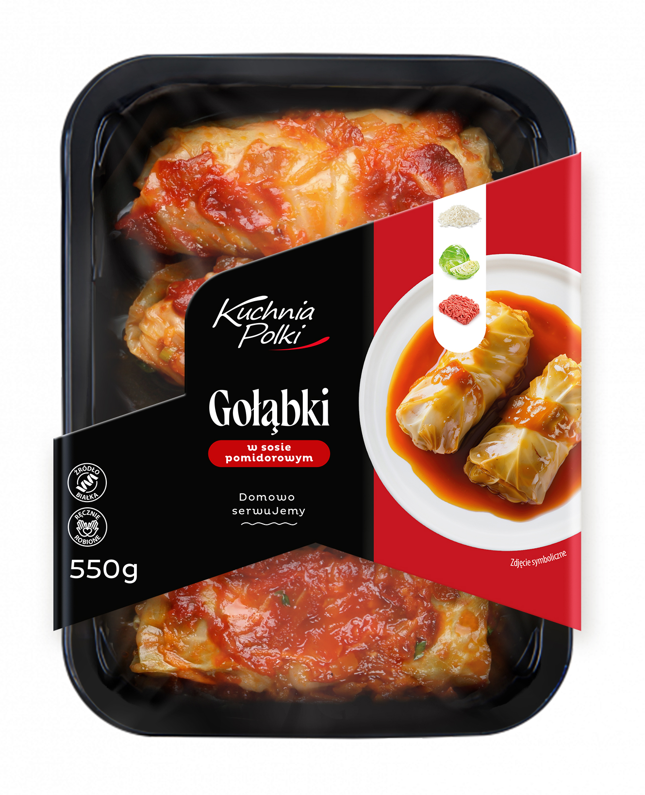 KUCHNIA POLKI Gołąbki w sosie pomidorowym
