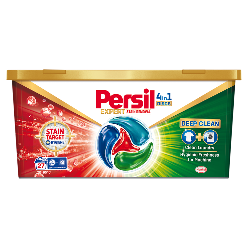 PERSIL Discs Expert Stain Removal Kapsułki do prania tkanin białych 27 szt. frisco.pl