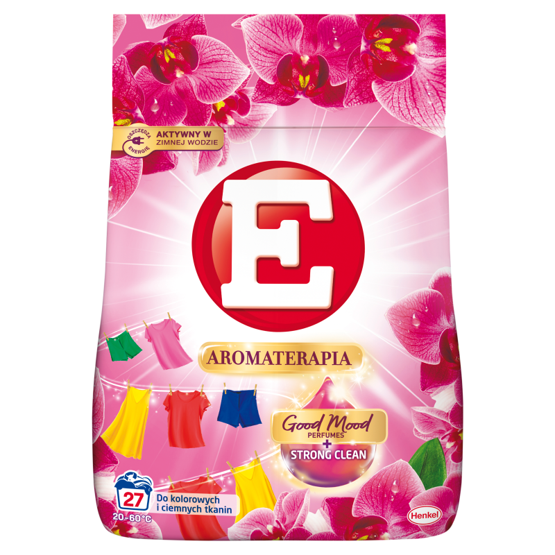 E Aromatherapy Proszek do prania tkanin kolorowych 27 prań
