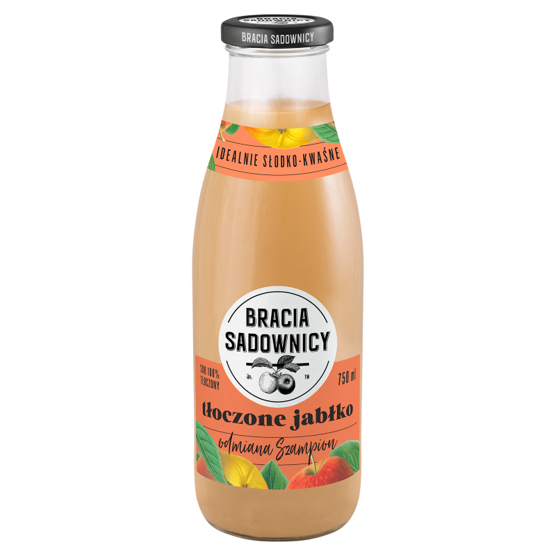 BRACIA SADOWNICY Tłoczone jabłko odmiana Szampion