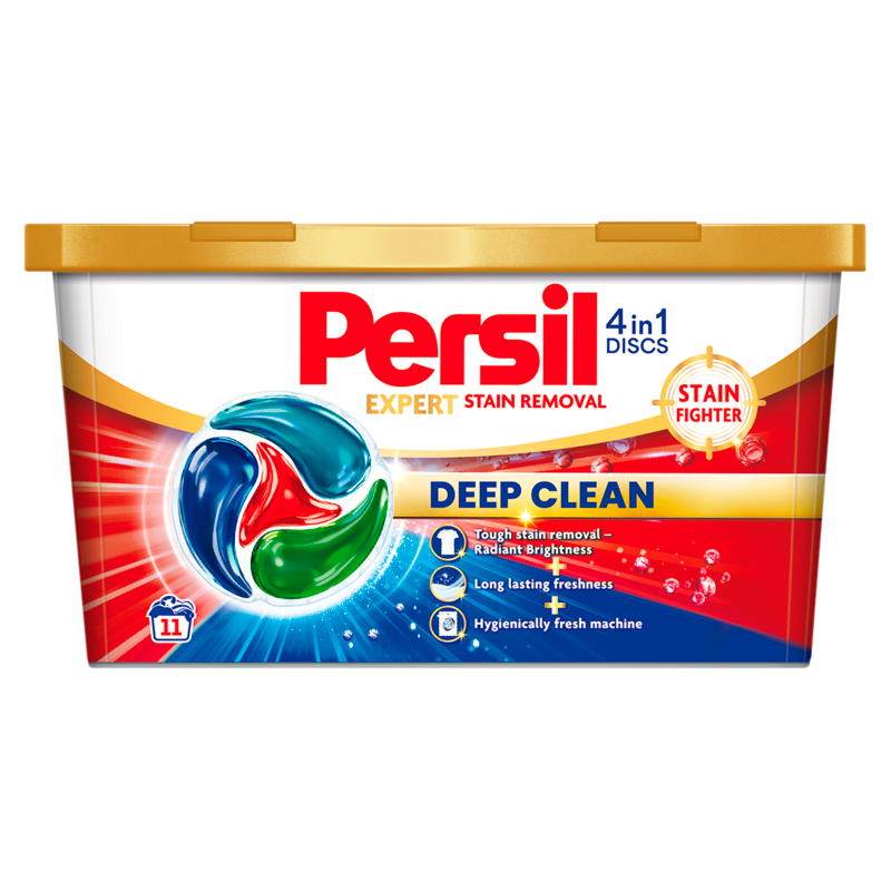 PERSIL Discs Expert Stain Removal Kapsułki do prania tkanin białych 11 szt.