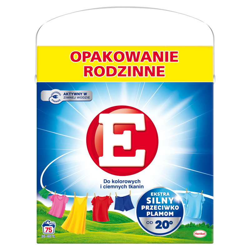 E Proszek do prania kolorowych i ciemnych tkanin 75 prań