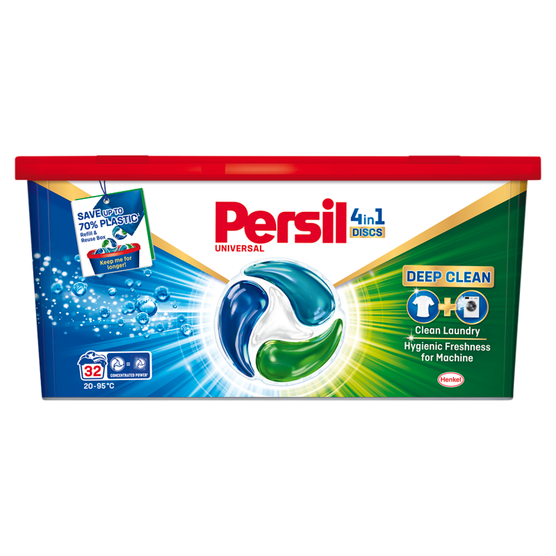 PERSIL Discs Kapsułki do prania tkanin białych 32 szt. frisco.pl