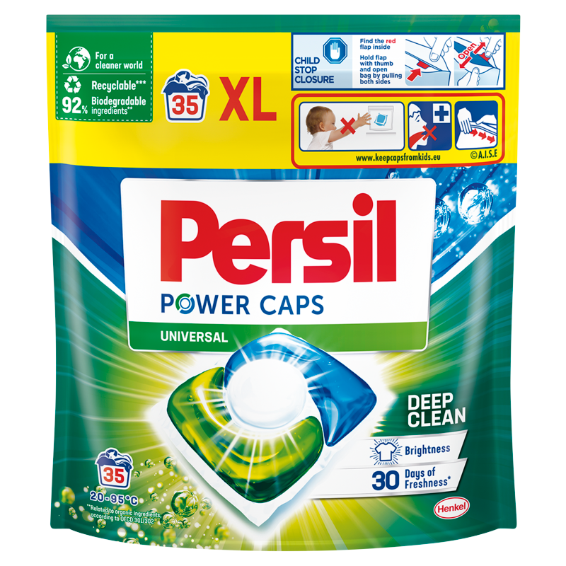 PERSIL Power Caps Kapsułki do prania tkanin białych 35 szt.