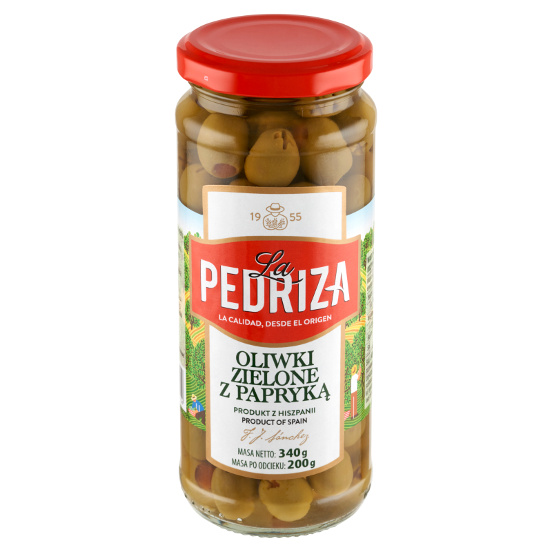 LA PEDRIZA Oliwki zielone z papryką