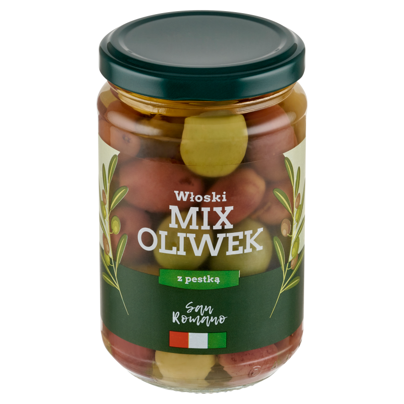 SAN ROMANO Włoski MIX Oliwek z pestką