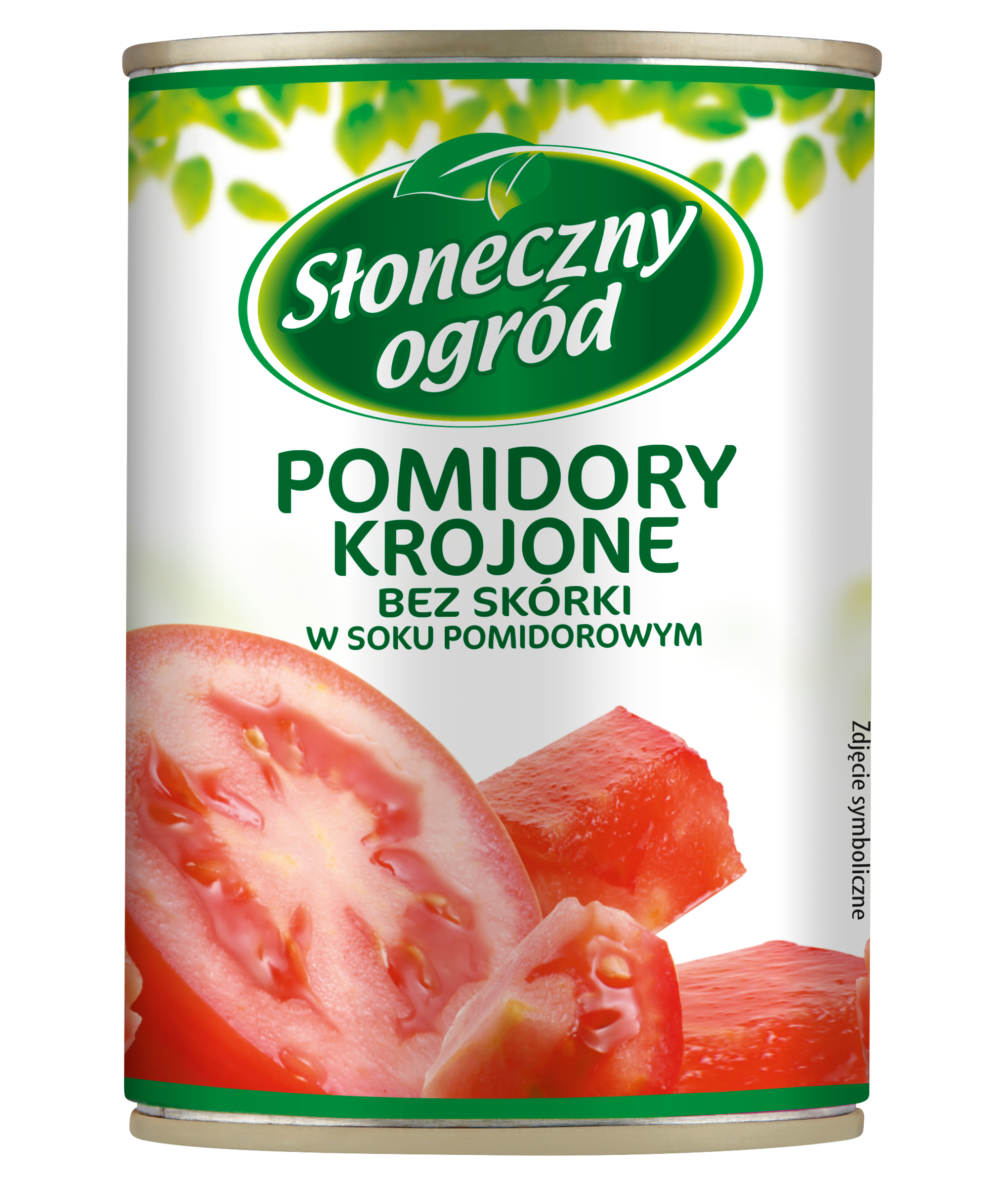 SŁONECZNY OGRÓD Pomidory krojone (bez skórki) w soku pomidorowym