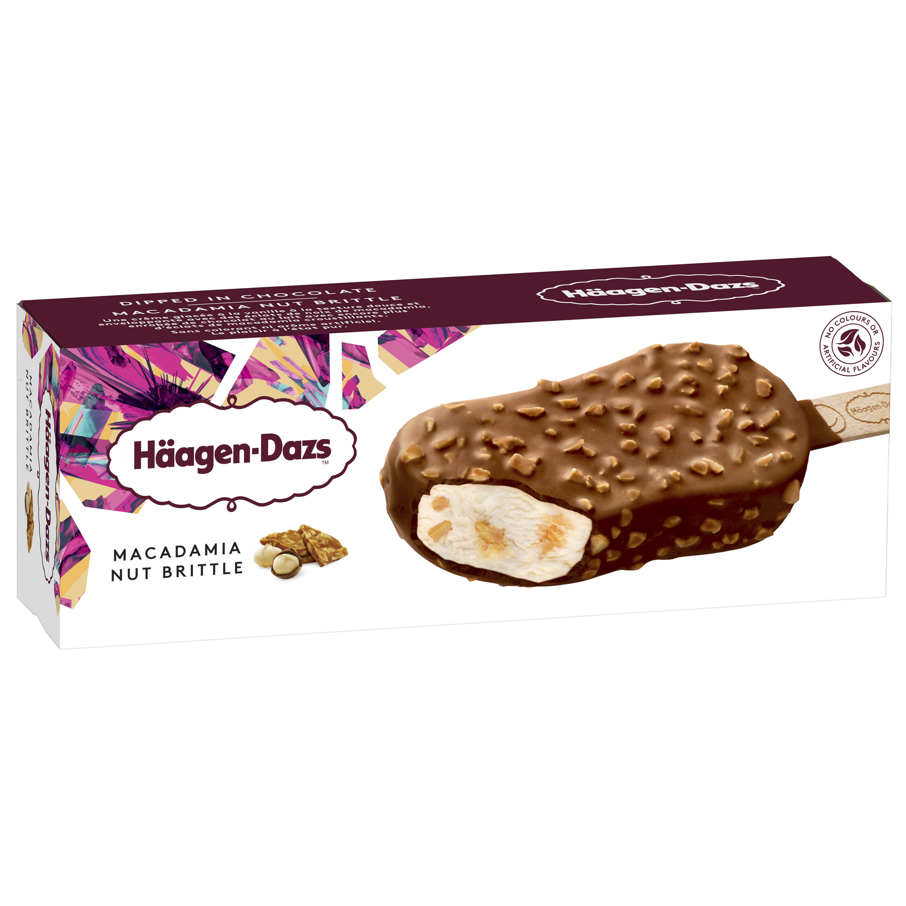 HAAGEN-DAZS Lody waniliowe z kawałkami orzechów macadamia