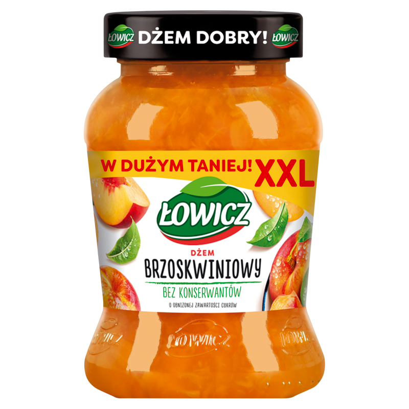 ŁOWICZ Dżem brzoskwiniowy niskosłodzony frisco.pl