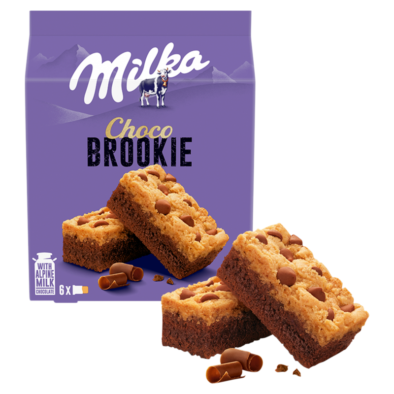 MILKA Choco Brookie Ciastka z czekoladą i kawałkami ciasteczek 6szt. frisco.pl