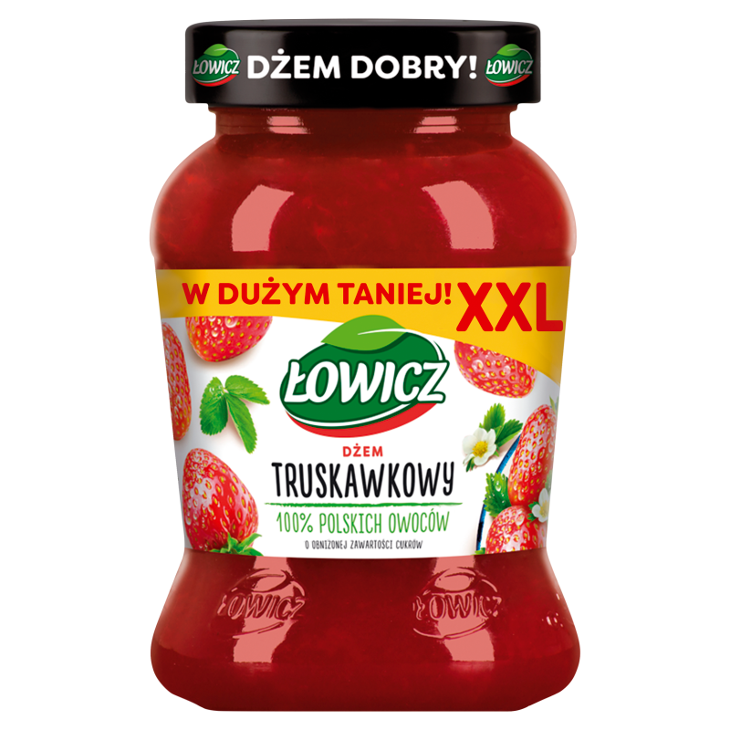 ŁOWICZ Dżem truskawkowy niskosłodzony frisco.pl