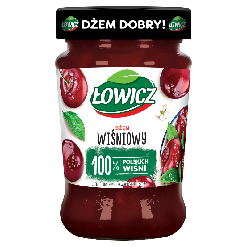 ŁOWICZ Dżem wiśniowy niskosłodzony frisco.pl