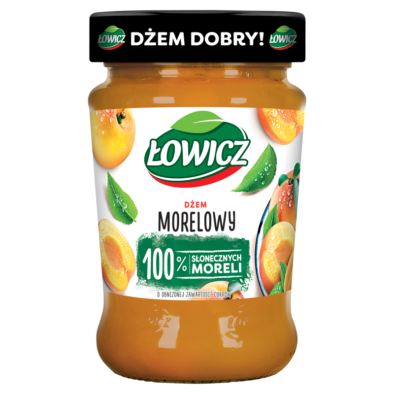 ŁOWICZ Dżem morelowy niskosłodzony frisco.pl