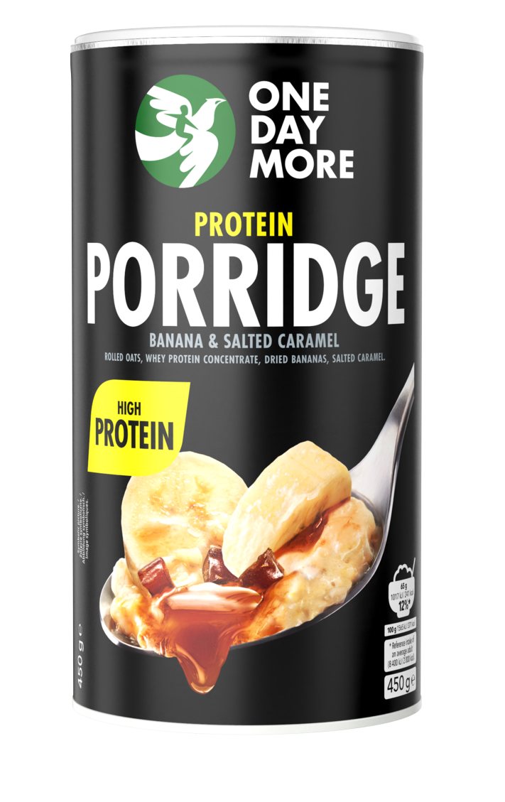 ONEDAYMORE Owsianka proteinowa bananowa ze słonym karmelem
