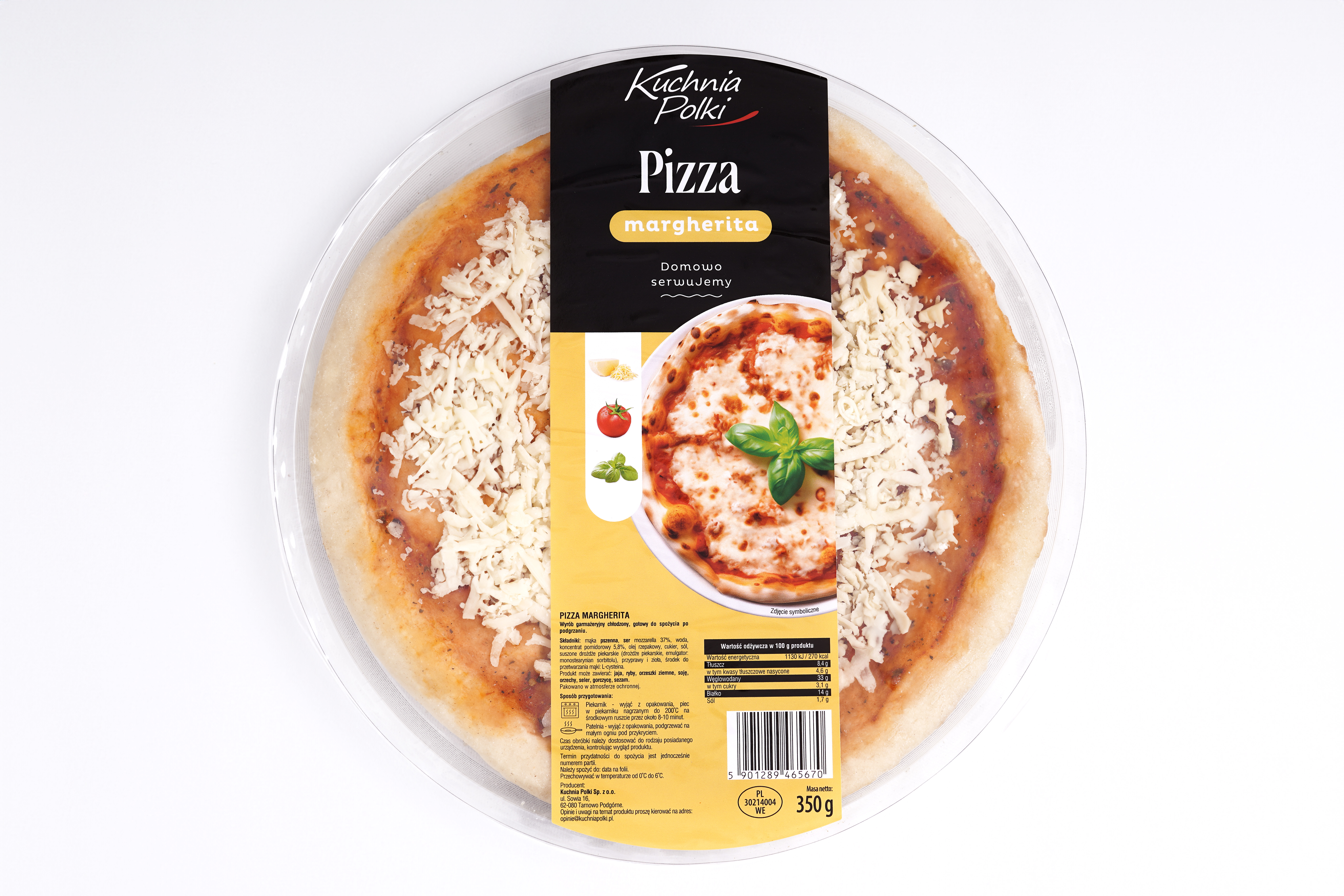 KUCHNIA POLKI Pizza margarita