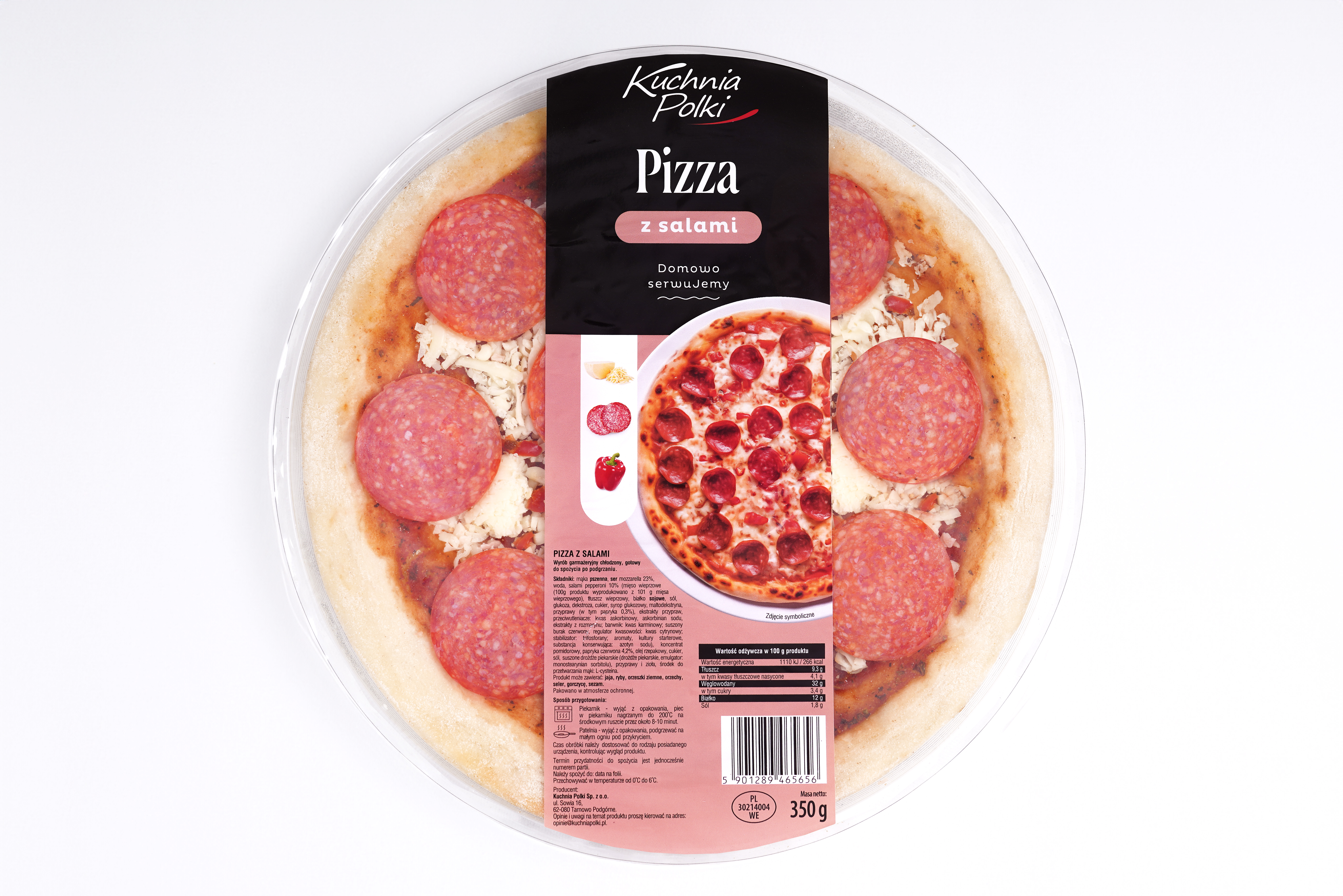 KUCHNIA POLKI Pizza z salami