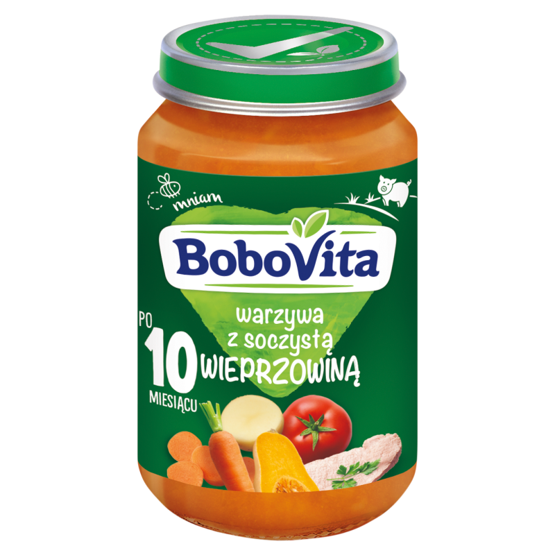 BOBOVITA Obiadek Soczysta wieprzowina z warzywami - po 10 miesiącu
