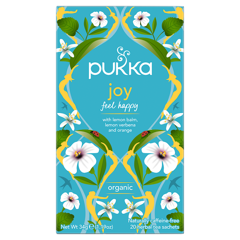 PUKKA Joy Herbata z cytrusami, melisą i werbeną BIO 20 torebek (saszetki)