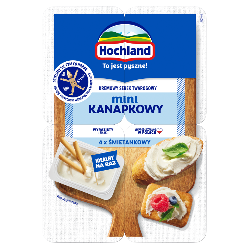 HOCHLAND Kanapkowy Serek twarogowy śmietankowy (4x30g) frisco.pl