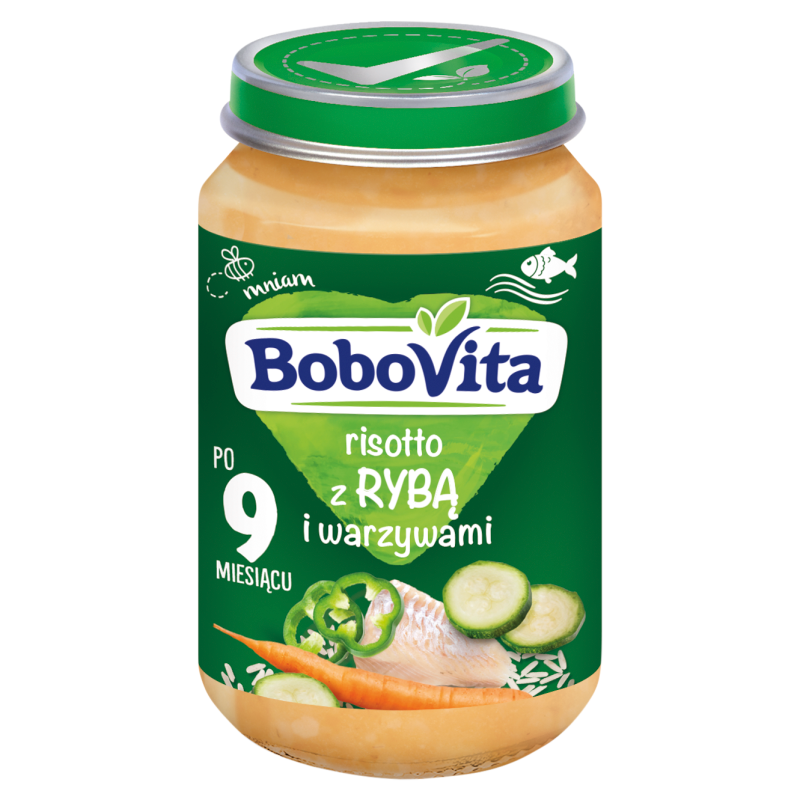 BOBOVITA Obiadek Risotto z rybą i warzywami - po 9 miesiącu frisco.pl