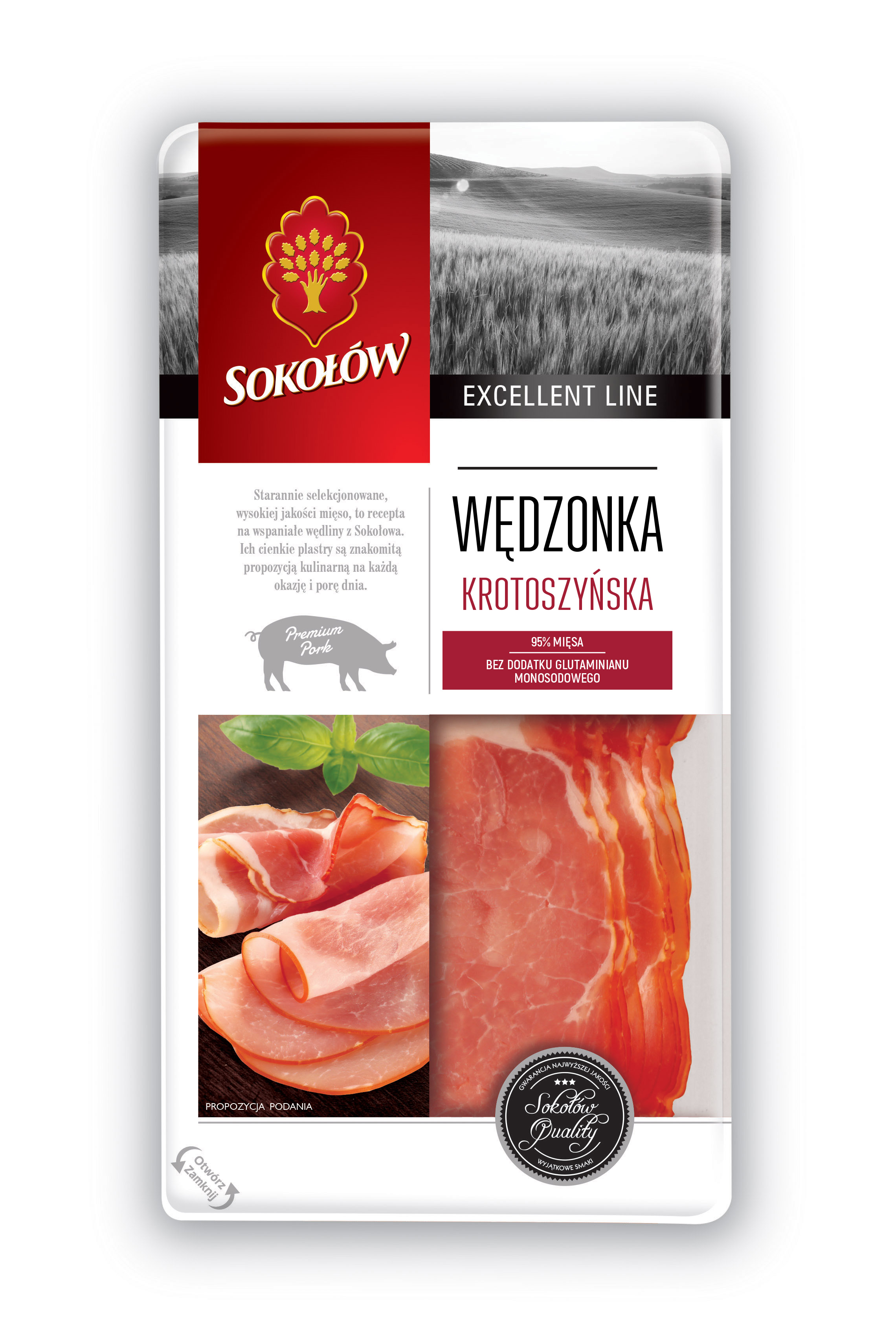 SOKOŁÓW Excellent Line Wędzonka krotoszyńska surowa