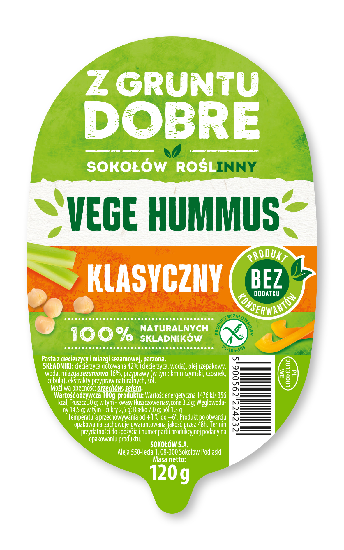 Z GRUNTU DOBRE Hummus Premium