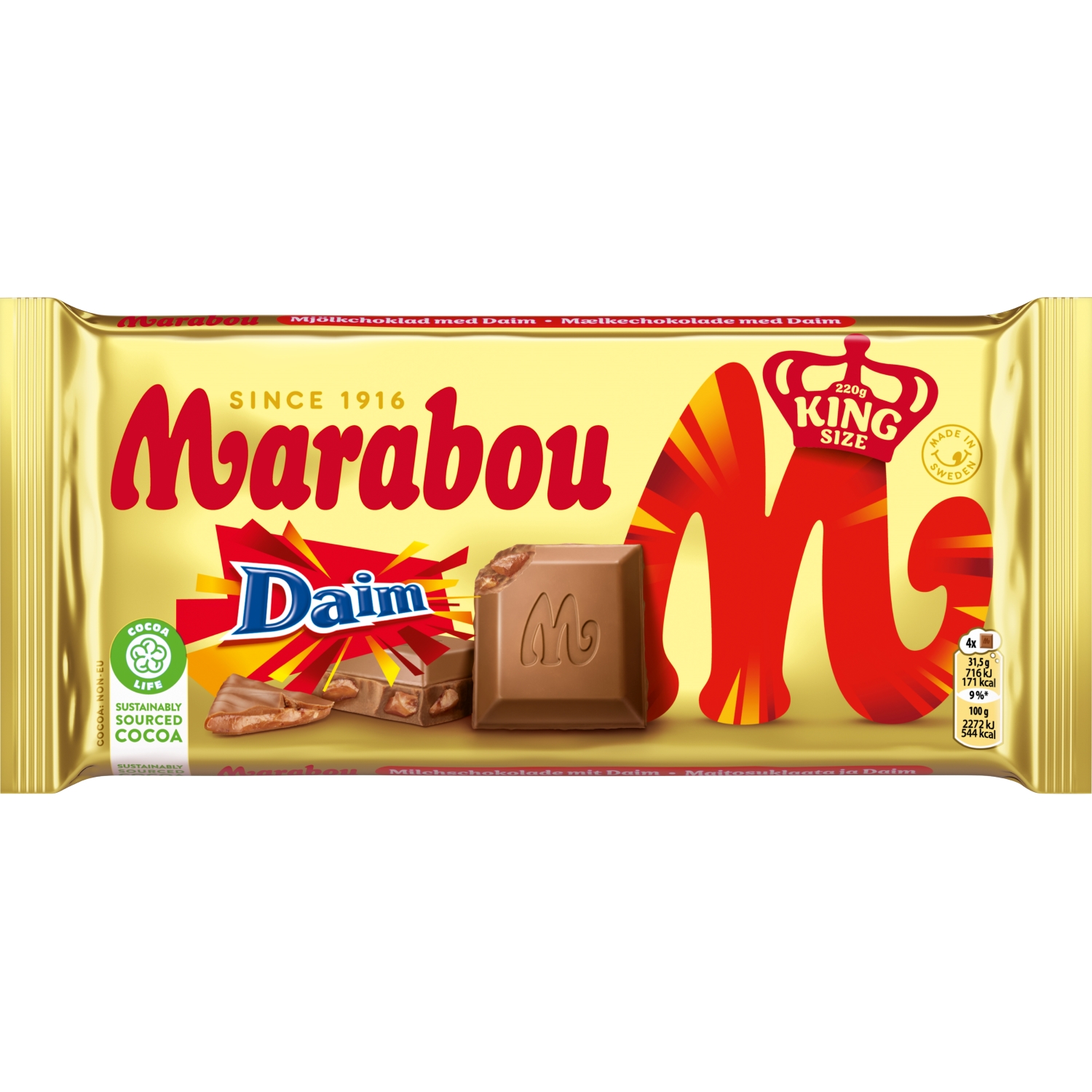 MARABOU Czekolada mleczna Daim